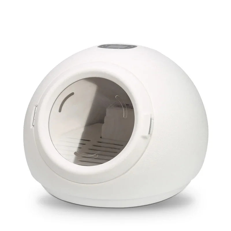 Round Intelligent Pet Drying Box Home Pet Cat Drying Fully Automatic Dog Shower Hair Blow Dryer Disinfection Multifunctional