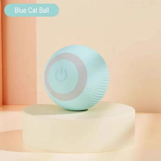 Electric Cat Ball Toys Automatic Rolling Smart Cat Toys Interactive for Cats Training Self-Moving Kitten Toys for Indoor Playing